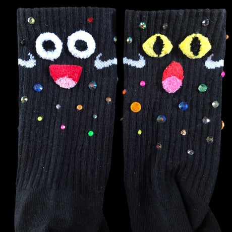 [BENICOTOY] キラキラ Bijou Socks