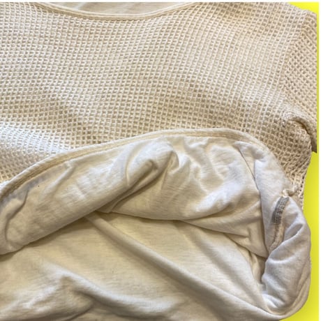 [USED]  COTTON メッシュ Tee