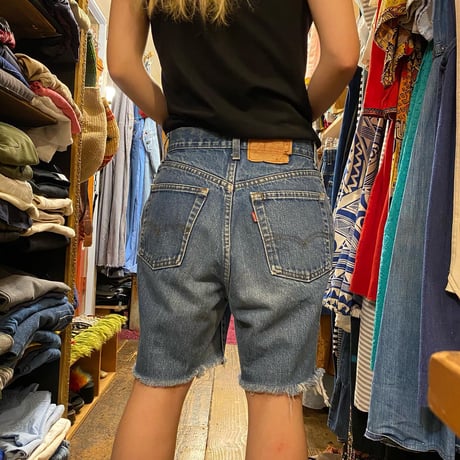 [USED] Levis 26505 CUTOFF DENIM / W31 made in USA！