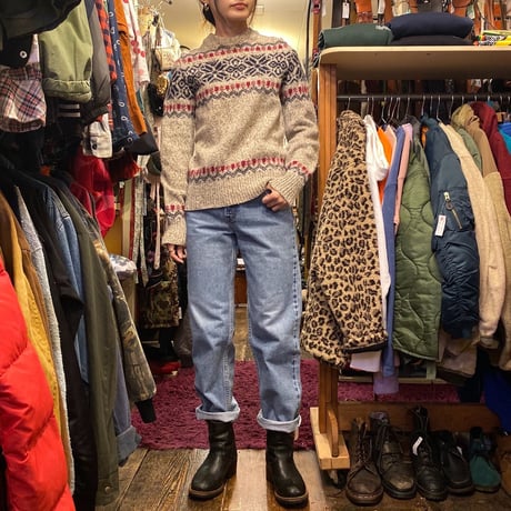 [USED] L.L.Bean ノルディック柄KNIT⛄️