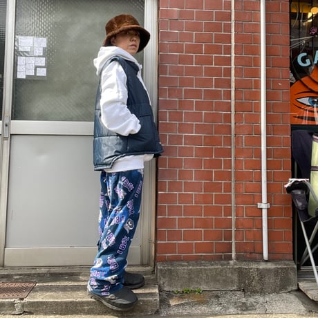 [USED] 総柄 パジャマパンツ