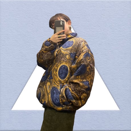 [USED] SILK 100% パフJacket