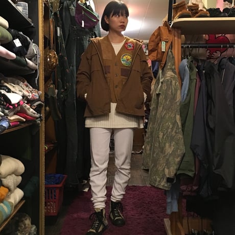 [USED] made in ITALY.  vintage COTTON PARKA