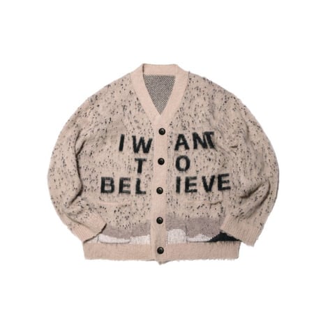 [CHEAP TIME$]  "I WANT TO BELIEVE" CARDIGAN