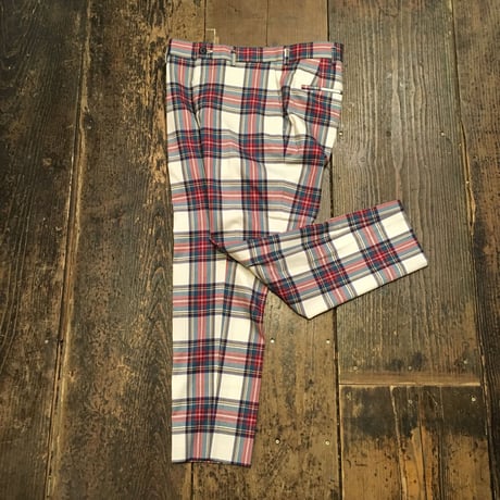 [USED] さわやか タータンチェック柄 PANTS