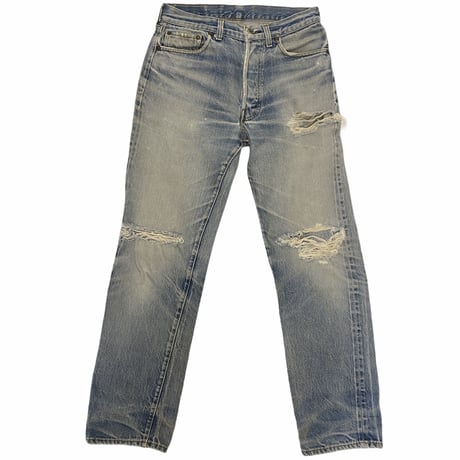 [USED] Levi's 501 赤耳ダメージDENIM