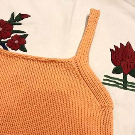 [USED] ORANGE ニットキャミ♡