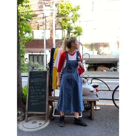[USED] DENIM サロペットワンピース