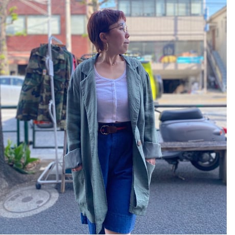 [USED] サラッとしたレーヨンJACKET