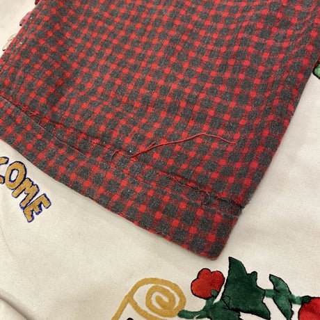[USED] チェックネルパジャマPANTS♡