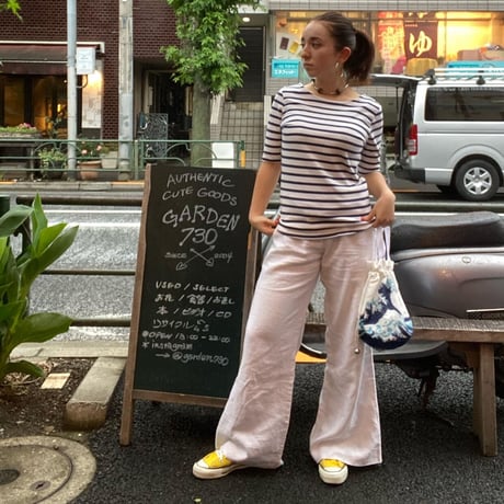 [USED] フレア LINEN PANTS