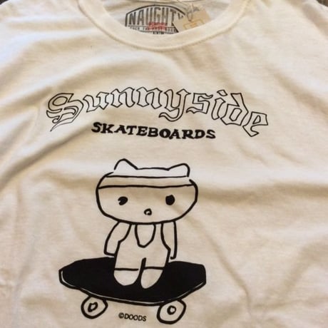 [Naughty] Naughty＋DOODS  Tee  [WHITE]