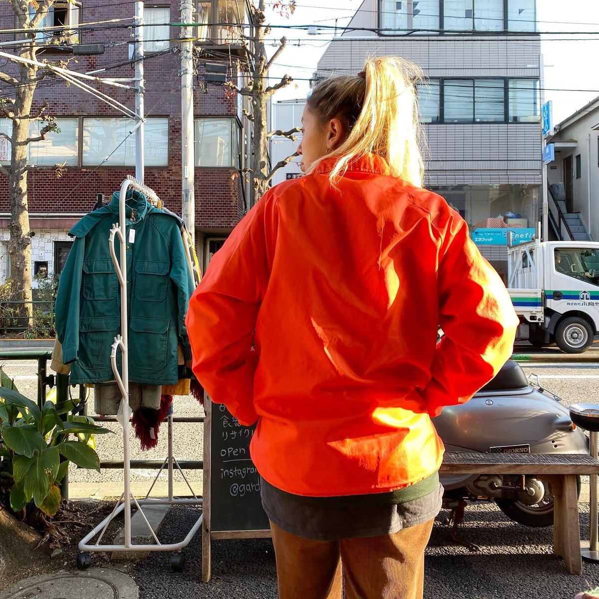 USED]60's Champion RUN TAG COACH JACKET🧡 | gar