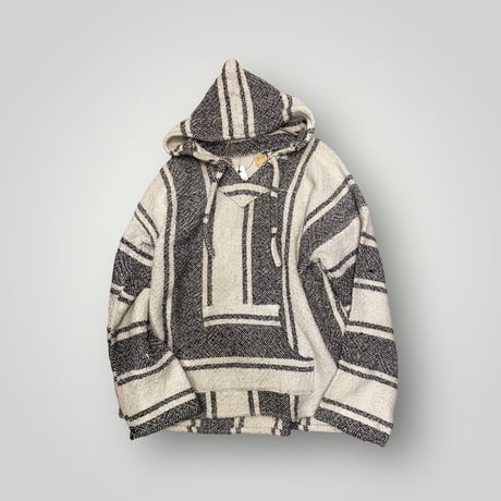 [USED] MEXICAN PARKA  WHT/GRY XL