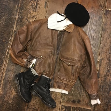 [USED] real leather!G-1 TYPE JKT