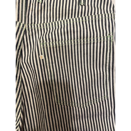 [USED] ”WESTOVERALLS"ストライプDENIM PANTS