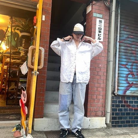 [USED] リネンのホワイトShirts