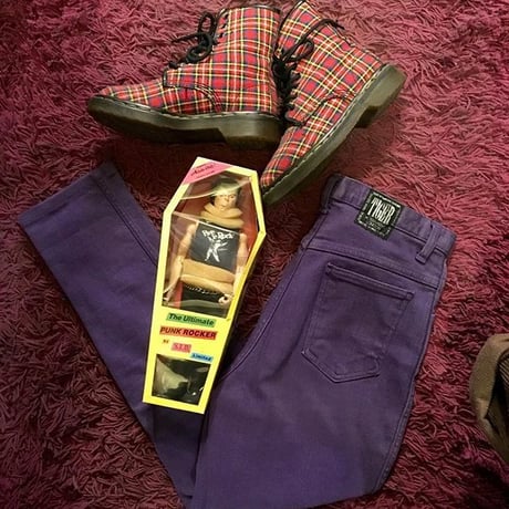 [USED] vintage "TIGER ALTERNATIVE LONDON" SLIM PANTS!!