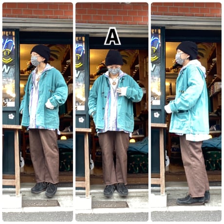 [USED] Euro VINTAGE work JKT GREEN  "C.K.K"