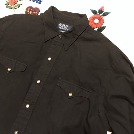 [USED] Polo Ralph Lauren ウエスタンシャツ！