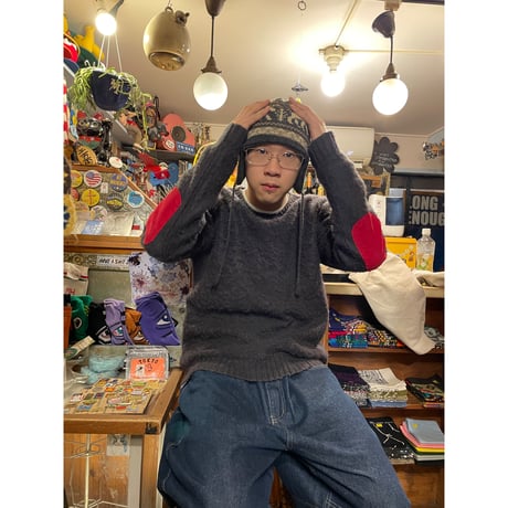 [USED] 70's TOWNCRAFT 肘当て KNIT