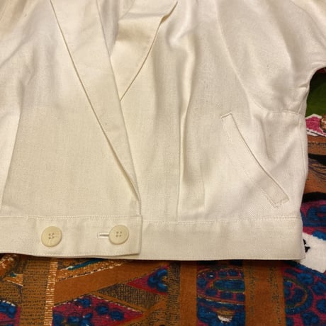 [USED] LINEN SHORT JACKET♡