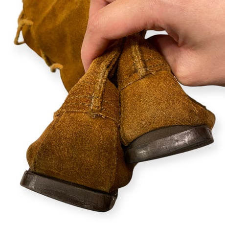 [USED] "MINNETONKA" フリンジ編み上げlong boots