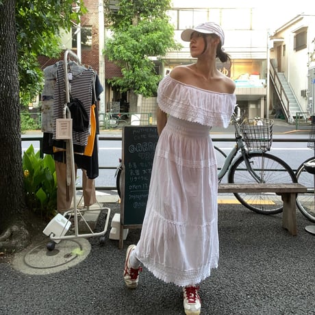 [USED] Whites ギャザー2wayワンピース🤍