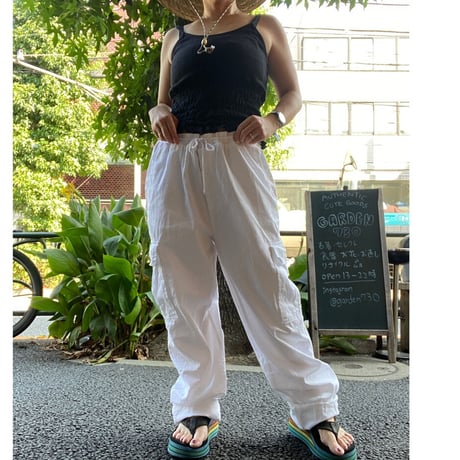 [USED]  白🤍CARGO PANTS