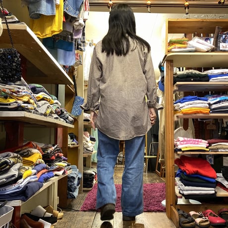 [USED] Levi's ギンガムチェック ウエスタンSHIRT！