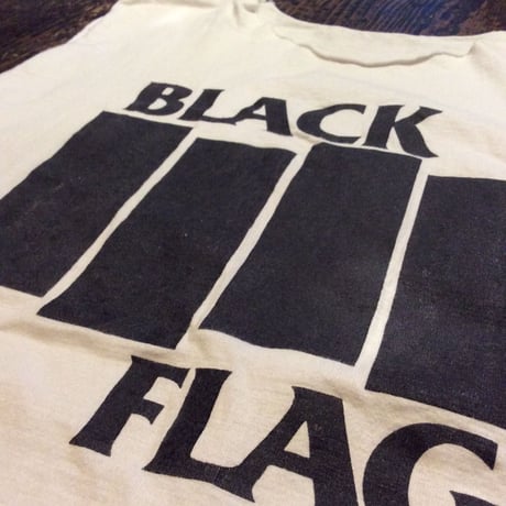[USED] OLD  BLACK FLAG Tee CUTOFF！