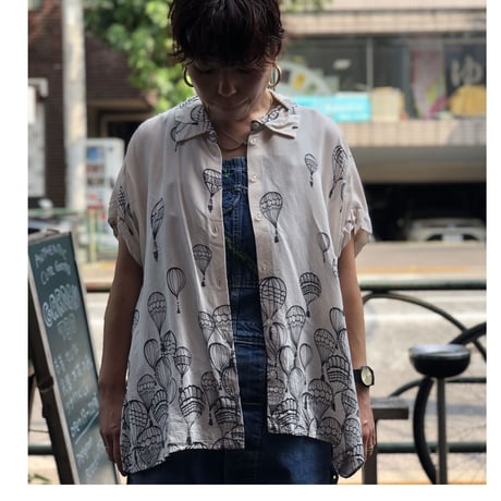 [USED]  Balloon柄シャツ
