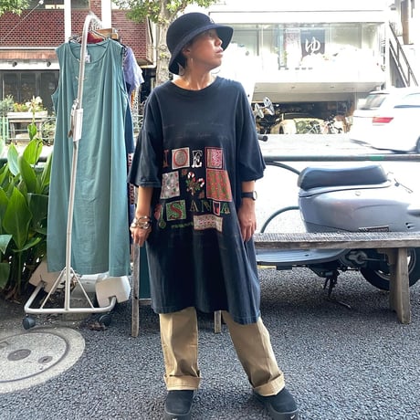 [USED] vintage Tシャツワンピ  NOEL SANTA🎄
