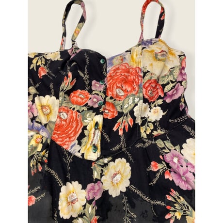 [USED] BLK レーヨン サロペット