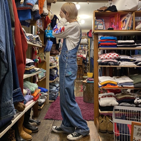 [USED] 70's Lee DENIM OVERALL♡