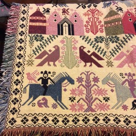[USED] 大判COTTON ラグ 120cm×170cm