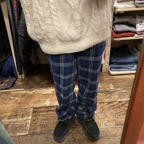 [USED] NEL CHECK  パジャマパンツ