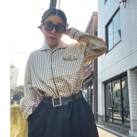 [USED] EURO vintage 渋柄 パジャマshirt