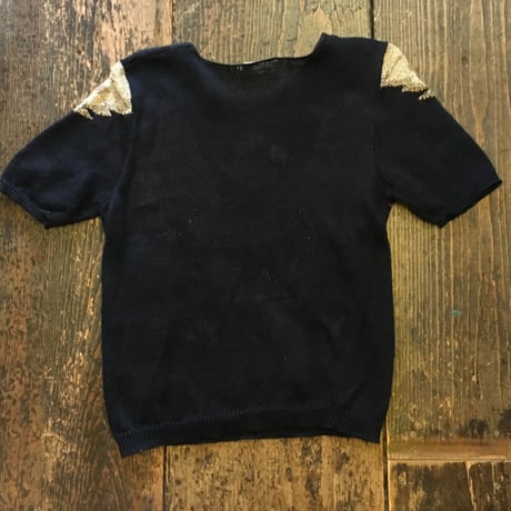 [USED] 鷹のショートスリーブニット