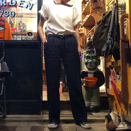 [USED] RALPH LAUREN ベルトタックパンツ