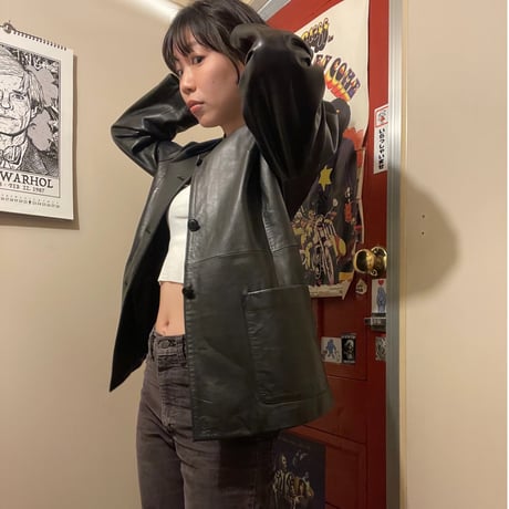 [USED] 軽くて柔らか♡素敵レザーJKT