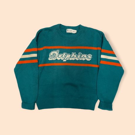 [USED] NFL ドルフィンズ ジャガードニット