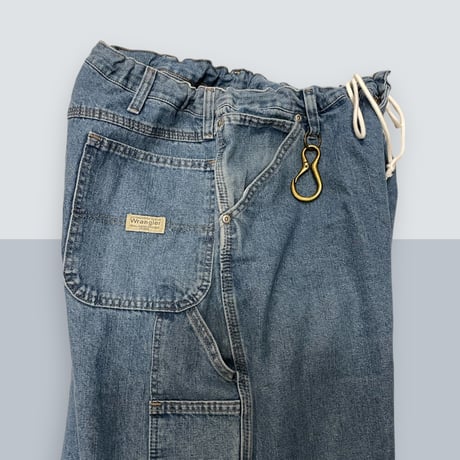 [USED] Wrangler 紐入れ DENIM PAINTER PANTS
