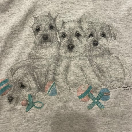 [USED] 白 シュナ パピー tee