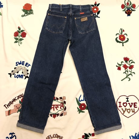 [USED] Wrangler 濃紺 テーパードデニム