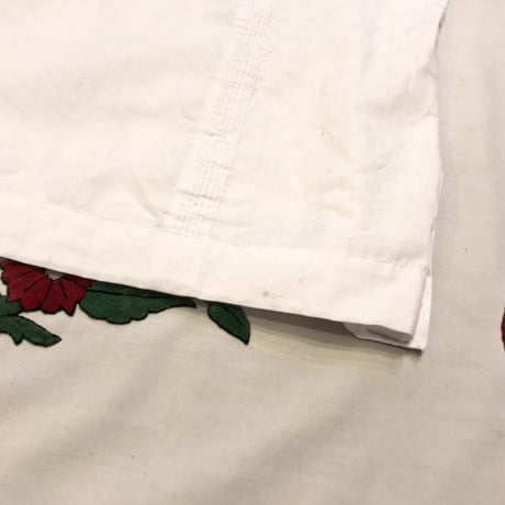 [USED]  かわいい刺繍♡ キューバシャツ
