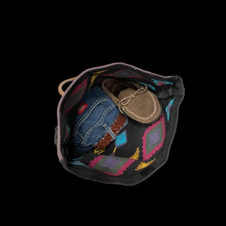 [USED] BLACK ラグ TOTE BAG