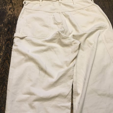 [USED] Vintage  COTTON ペインターパンツ WHITE