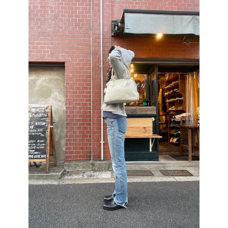 [USED] "agnes b." レザーボストンバッグ
