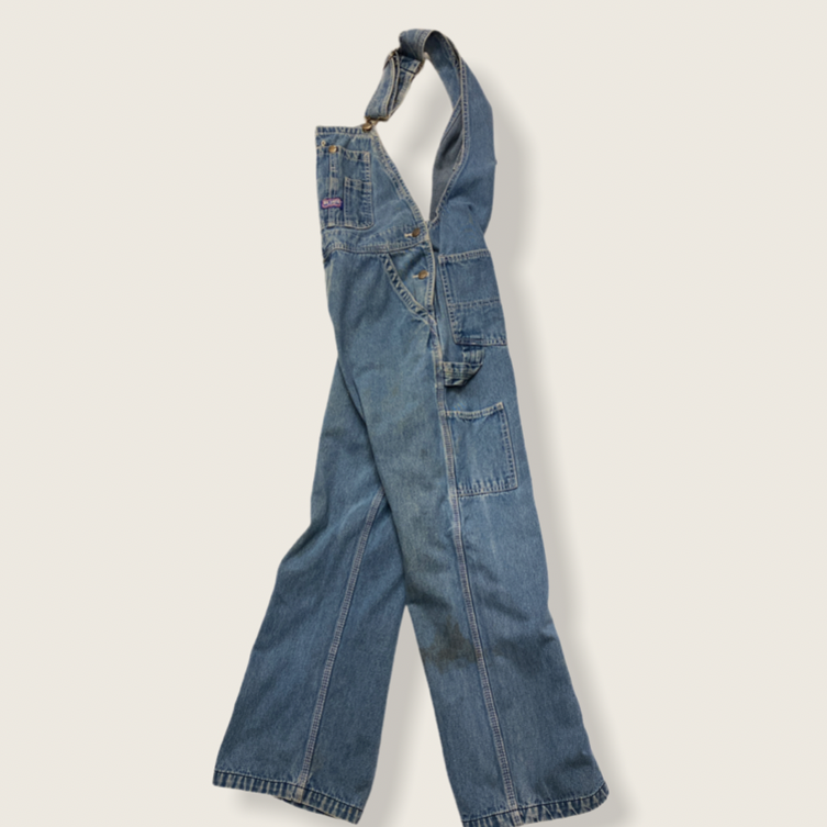 F2767【BIG SMITH】オーバオールデニムパンツ【54インチ】ブルー F2767【BIG SMITH】オーバオールデニムパンツ【54インチ】ブルー
